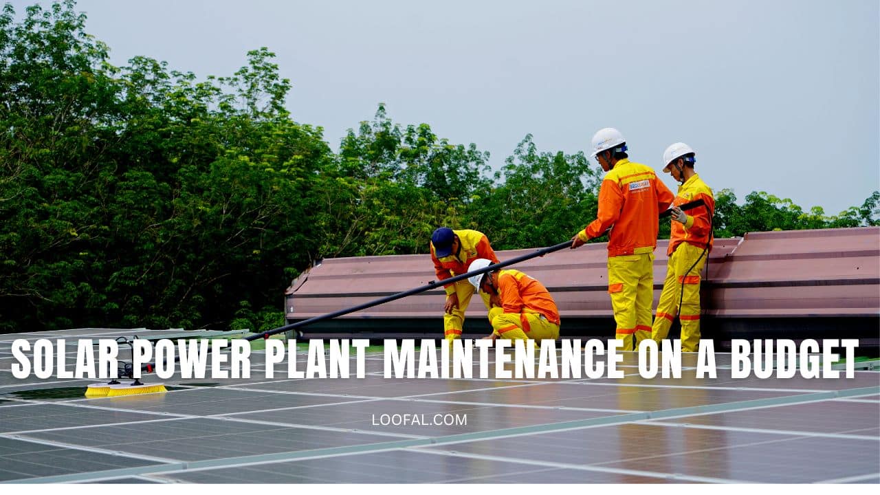 Solar Power Plant Maintenance on a Budget - Loofal